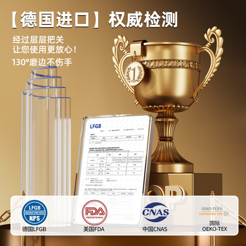 Miniso transparent oil-proof table mat pvc protective mat