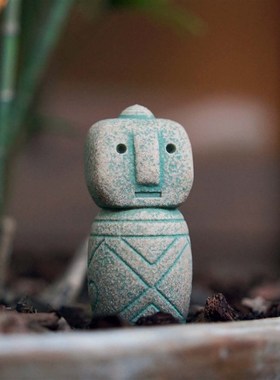 巴厘岛石人大赏 仿石工艺室内装饰摆件田园风艺术东南亚风格