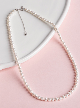 珍珠项链女款圆润光泽高档礼物