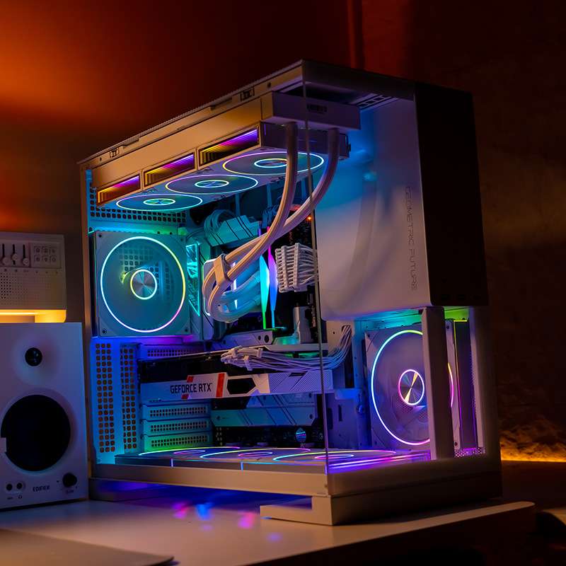 丛林豹星环 ARGB机箱风扇14CM散热风扇神光同步5V3针灵动环形灯带 - 图2