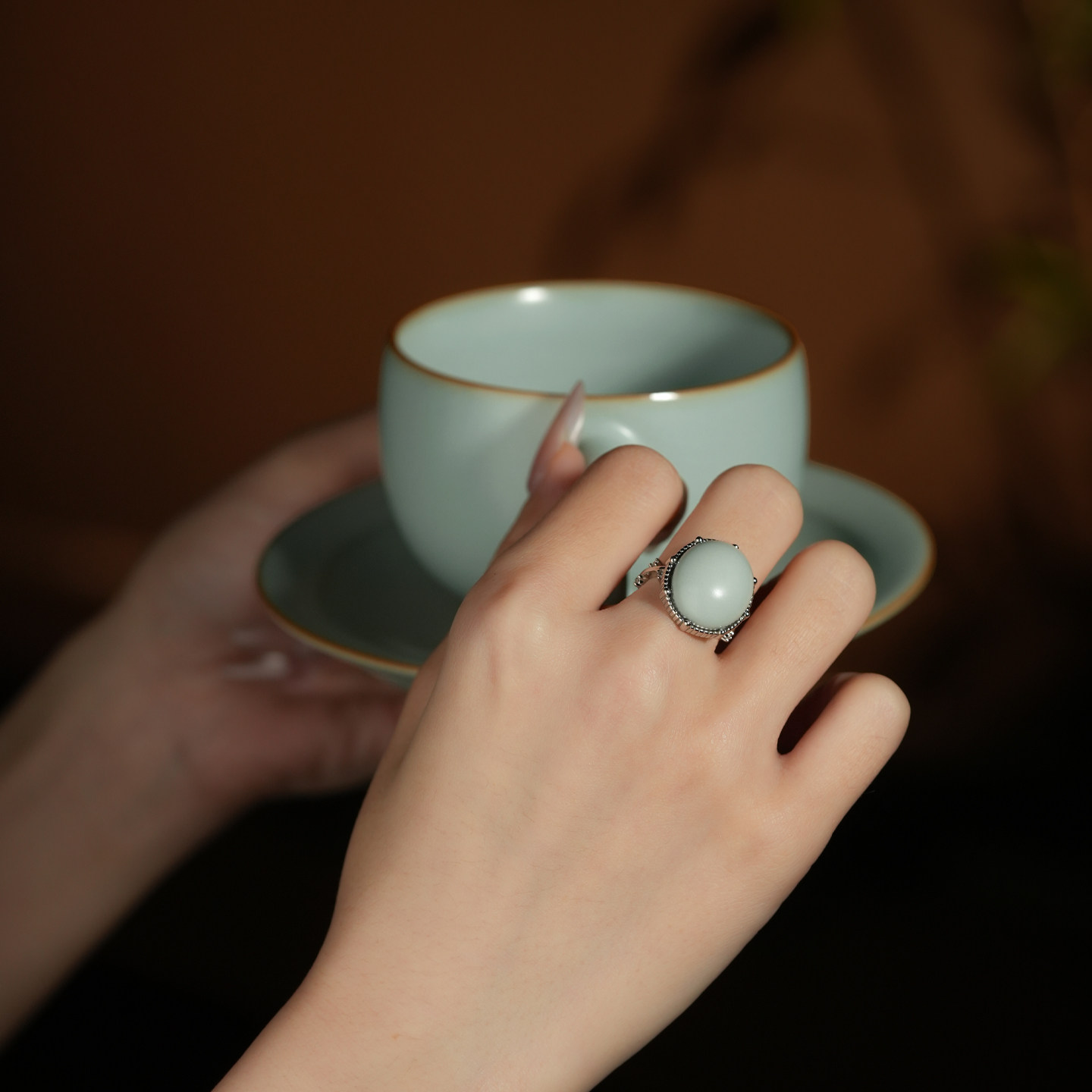 Ru kiln ring niche design high-end