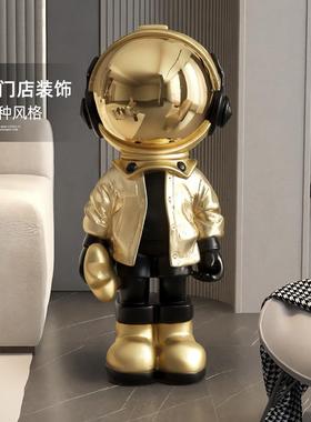 创意太空人客厅摆件大型落地沙发电视柜旁边轻奢家居装饰品宇航员