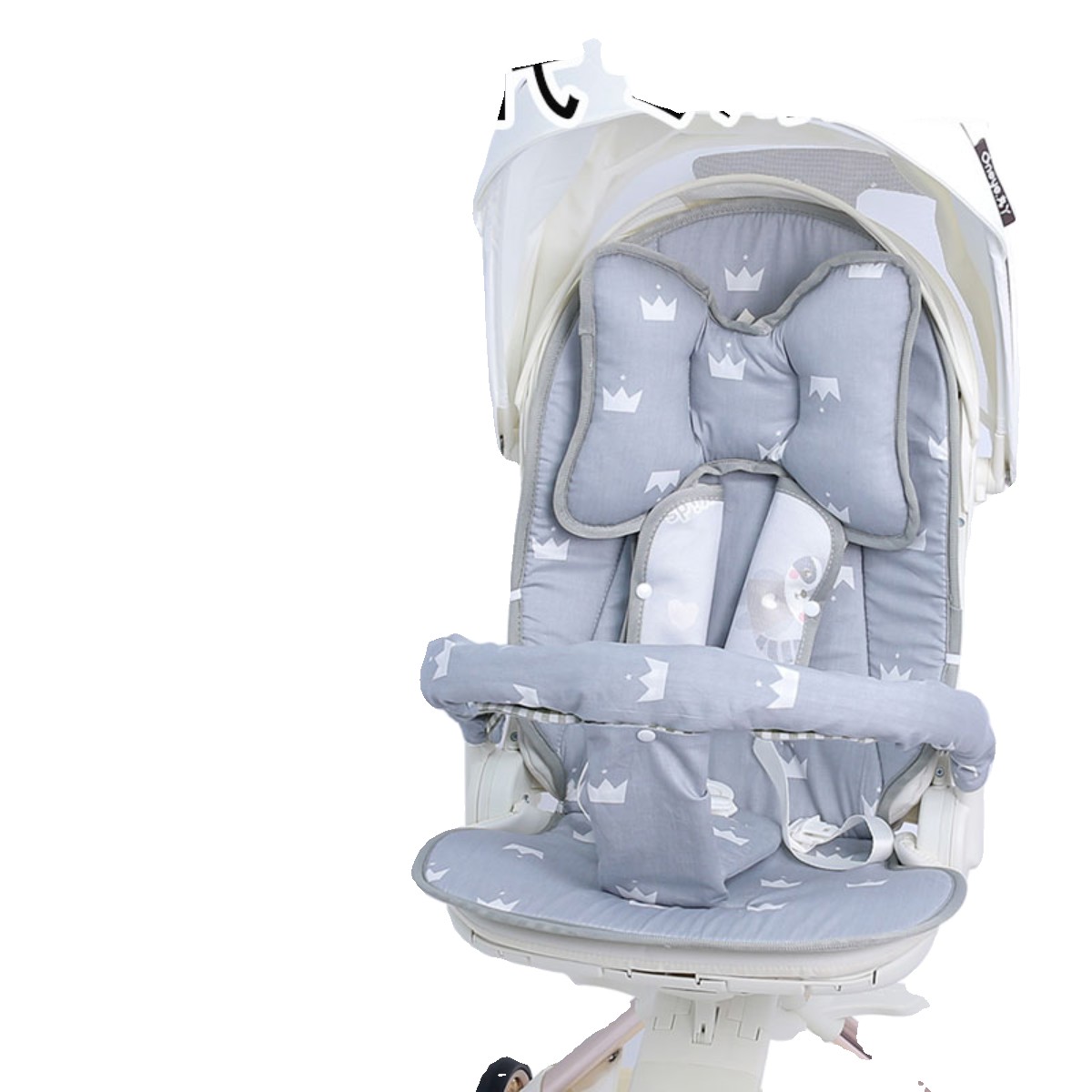 丸丫t6二代plus溜娃神器坐垫四季通用通用儿童推车夏季冰丝凉席垫 - 图3