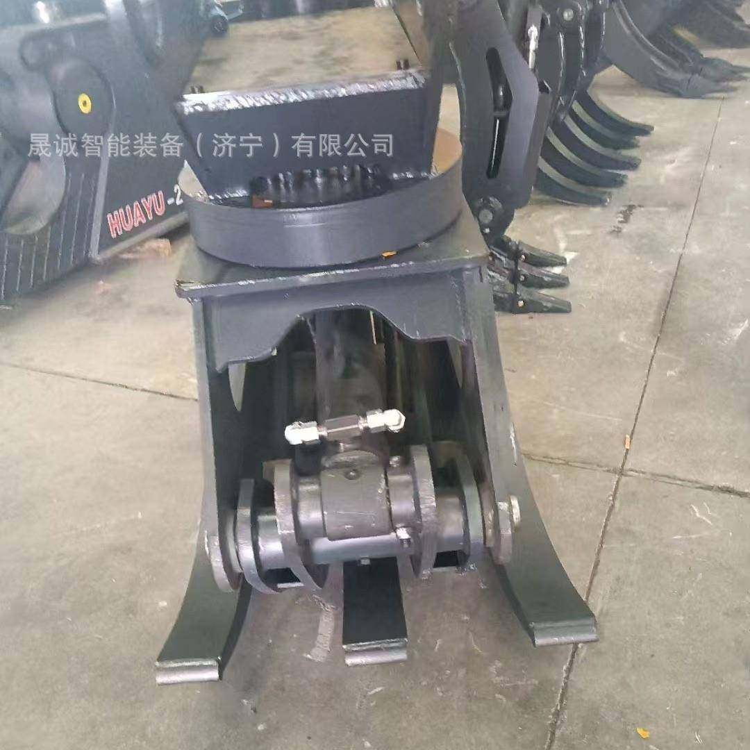 挖掘机机械式抱抓夹木POD器多功能抱抓木夹旋转双油式缸抱抓木器,淘宝优惠券,粉丝福利购,淘宝优惠卷