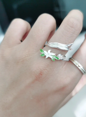 纯银原创设计戒指简约精致