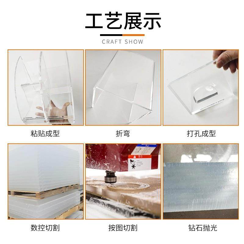 高透明亚克力板跨境有机玻璃板PMMA厚板雕刻切割折弯黏贴印刷抛光,淘宝优惠券,粉丝福利购,淘宝优惠卷