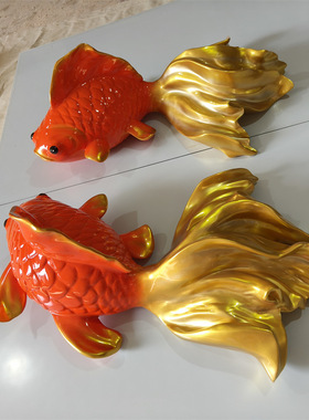 贺年玻璃钢金鱼年年有余商场增添庆典来图定制