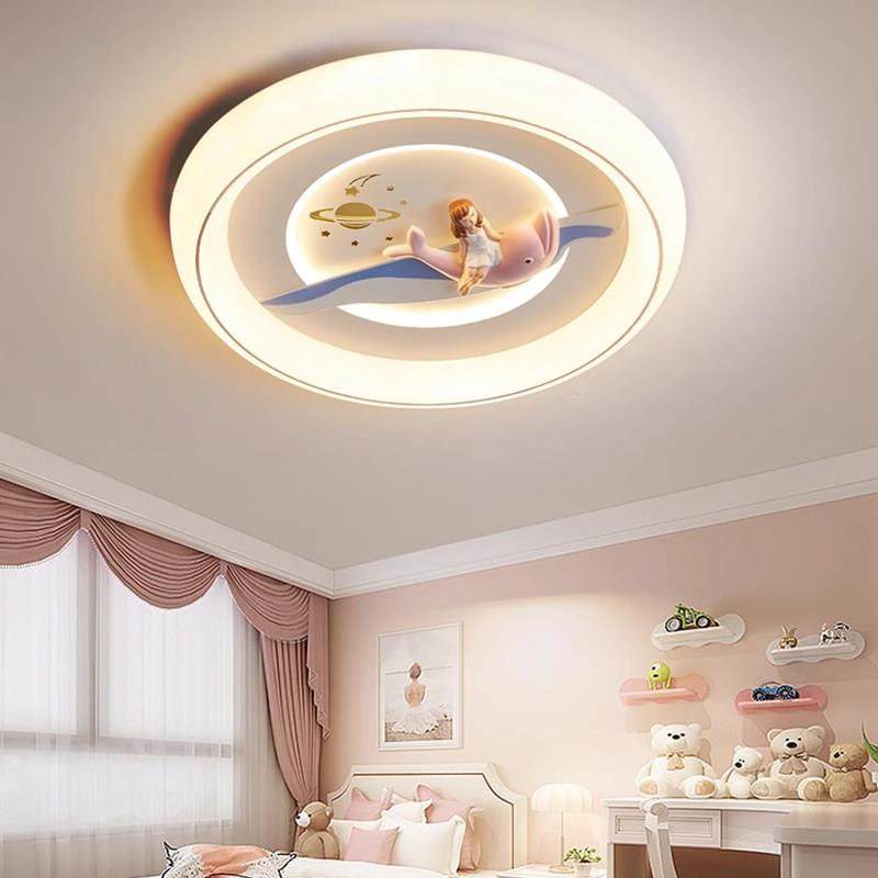 儿童房LED吸顶灯简约现代卧室创意个性卡通男孩女孩房间护眼灯具,淘宝优惠券,粉丝福利购,淘宝优惠卷