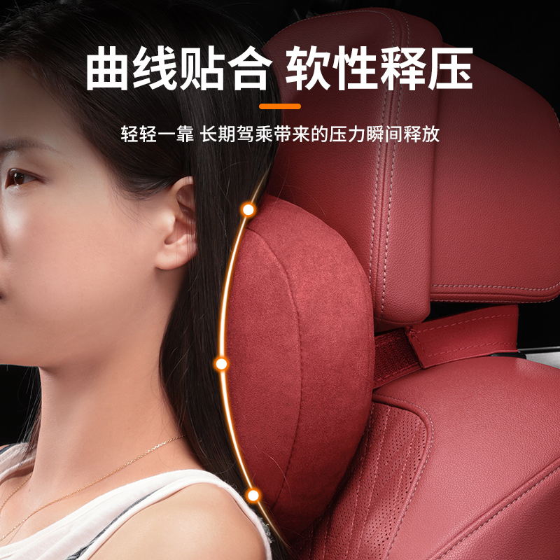 适用宝马MINI头枕腰靠25款迷你cooper/one/COUNTRMAN车载座椅腰靠 - 图2