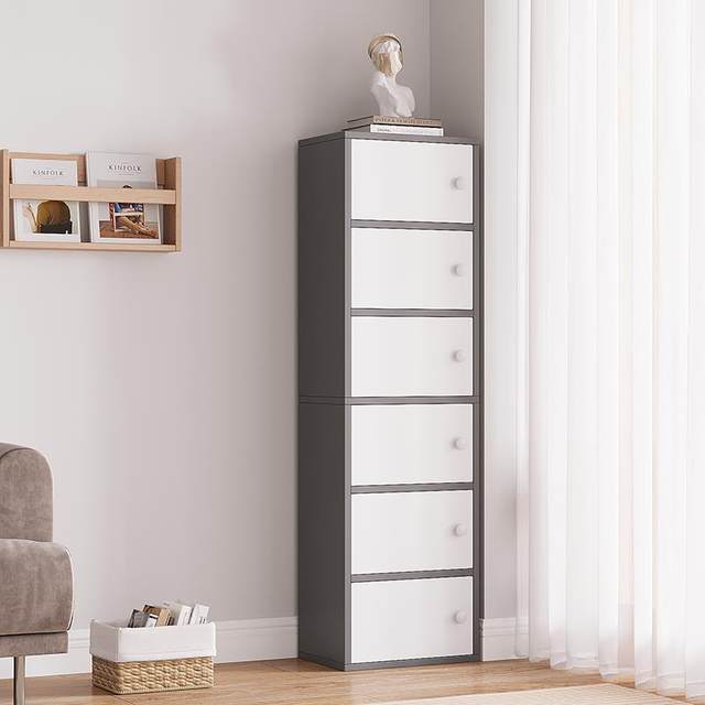 5V living room small vertical cabinet wall cabinet chest of cabinet storage cabinet bedroom side cabinet narrow gap gap cabinet storage cabinet storage