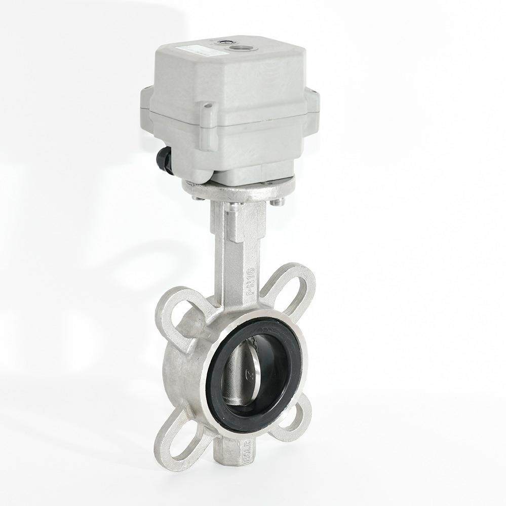 微型电动蝶阀软密封带手动不锈钢304对夹式常压开关阀农田灌溉,淘宝优惠券,粉丝福利购,淘宝优惠卷