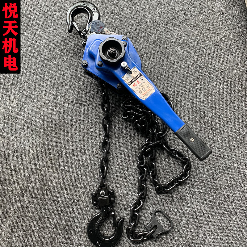 悦天手扳葫芦0.75T1.5吨3吨紧线器拉紧器手摇吊葫芦手板手动葫芦 - 图0
