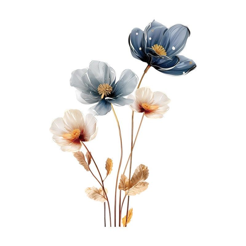 立体感浮雕花朵平面墙贴温馨卧室床头背景客厅沙发背景布置玄关贴,淘宝优惠券,粉丝福利购,淘宝优惠卷