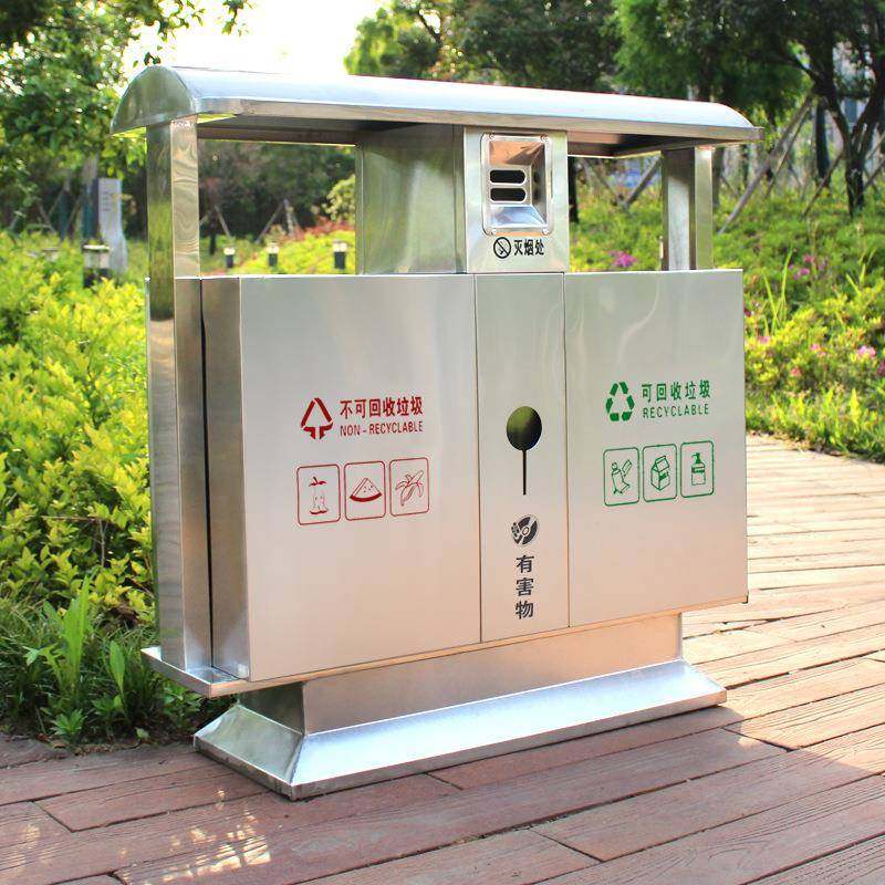 美天工厂户外分类果皮箱街道小区市政垃圾箱不锈钢垃圾桶,淘宝优惠券,粉丝福利购,淘宝优惠卷