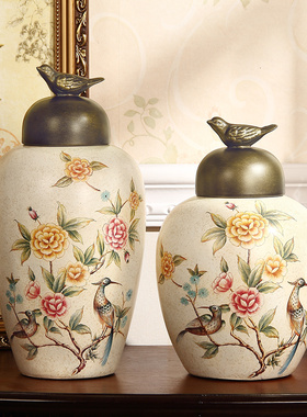 美式酒柜摆件客厅装饰品家具软装玄关摆设房间收纳家居饰品工艺品