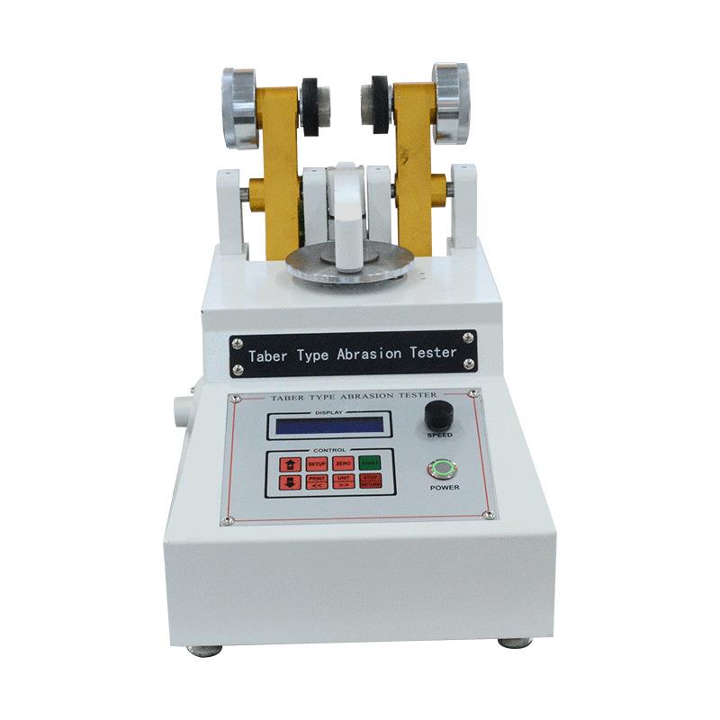 上海皮布料涂料纸地砖玻璃天然橡胶耐磨测试仪TABER耐磨耗试验机 - 图0