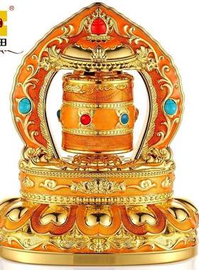 田载转经轮合金车太如阳能转经德筒车辆中控台平安意电动DTM6B汽