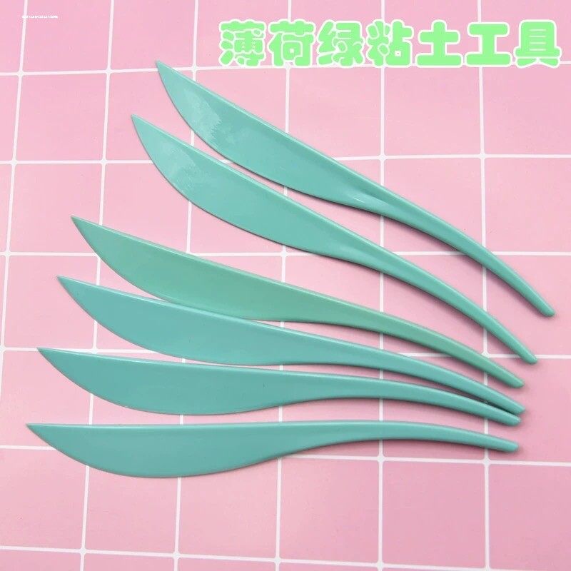 超轻粘土软陶泥3件套diy 压花塑料刀工具手工泥塑雕刻