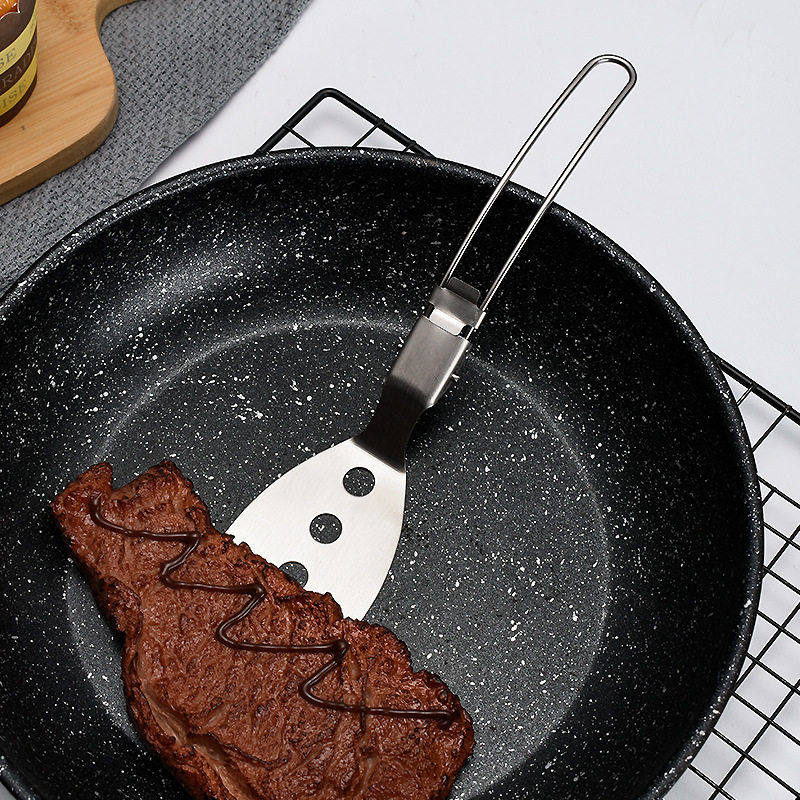 跨境纯钛折叠厨具套装304不锈钢锅铲煎铲户外便携炊具露营汤勺漏,淘宝优惠券,粉丝福利购,淘宝优惠卷