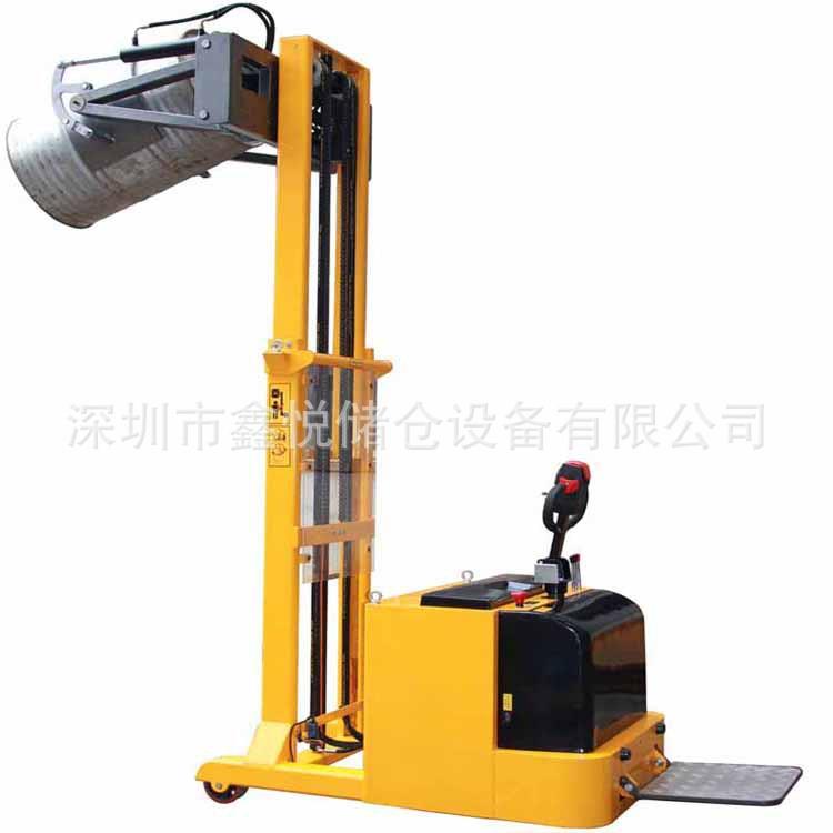 供应无前脚全电动油桶堆高车配重型电动油桶倒料装卸升高车 - 图2