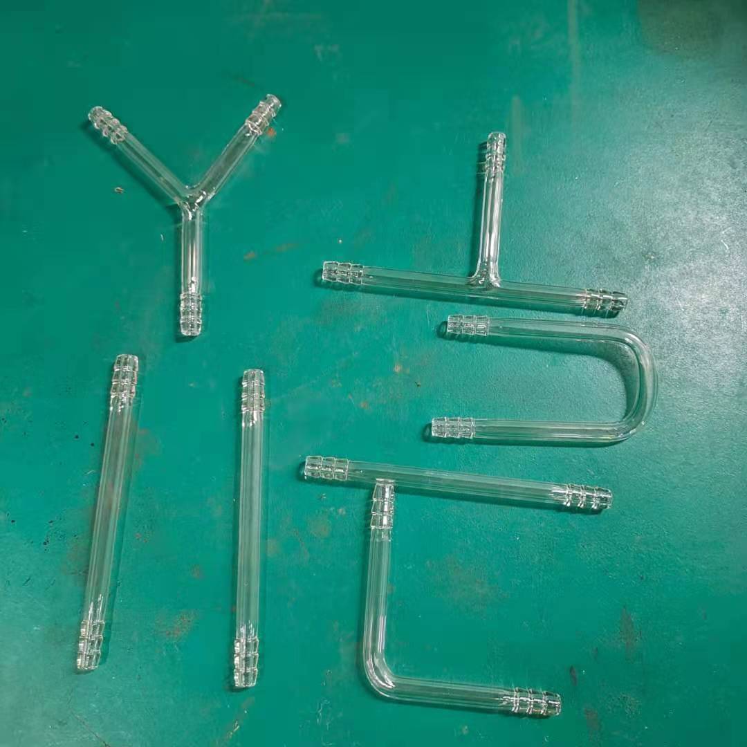 实验室玻璃 Y形导气管 T型 U型 L型 连接管 导气体宝塔嘴玻璃导管 - 图1