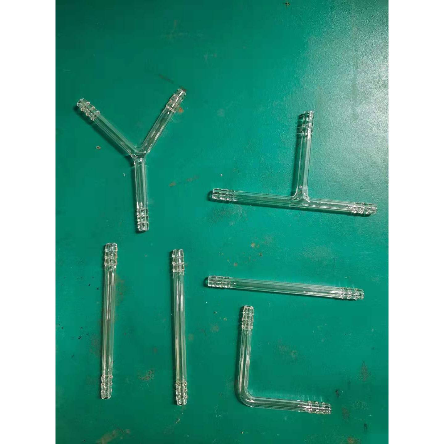 实验室玻璃 Y形导气管 T型 U型 L型 连接管 导气体宝塔嘴玻璃导管 - 图0
