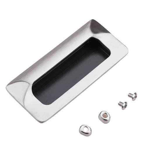 LS122嵌入式不锈钢锌合金塑胶隐形暗拉手LS533内嵌配电柜门拉手扣 - 图3