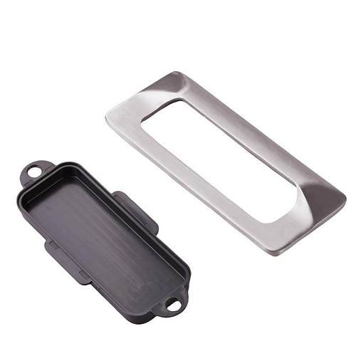 LS122嵌入式不锈钢锌合金塑胶隐形暗拉手LS533内嵌配电柜门拉手扣 - 图1