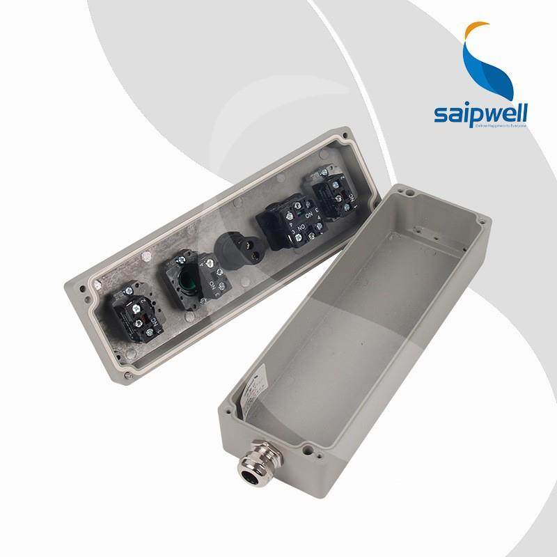 斯普五位按钮防水接线盒250*80*64铸铝控制盒启动停止电源按钮盒,淘宝优惠券,粉丝福利购,淘宝优惠卷