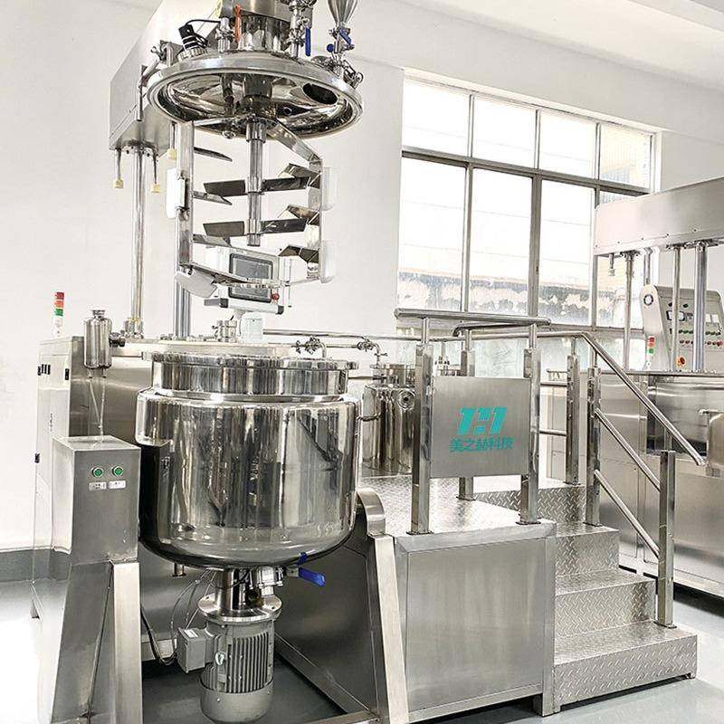 PLC触摸屏液压升降真空乳化机化妆品厂均质分散机面霜高剪切搅拌,淘宝优惠券,粉丝福利购,淘宝优惠卷