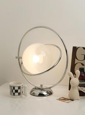 贝汉美简约旋转地球仪台灯摆件客厅卧室床头氛围装饰无障碍豪华高