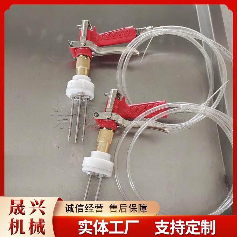 定制小型猪蹄注射机蛋白食用胶盐水注射器白条鸡辅料注水机 - 图0
