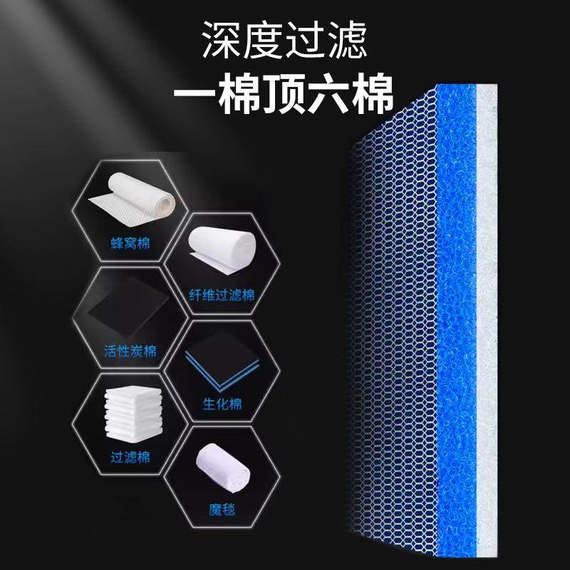 鱼缸无胶过滤棉高密度8D加厚净水魔毯内置过滤材料洗不烂养鱼专用,淘宝优惠券,粉丝福利购,淘宝优惠卷