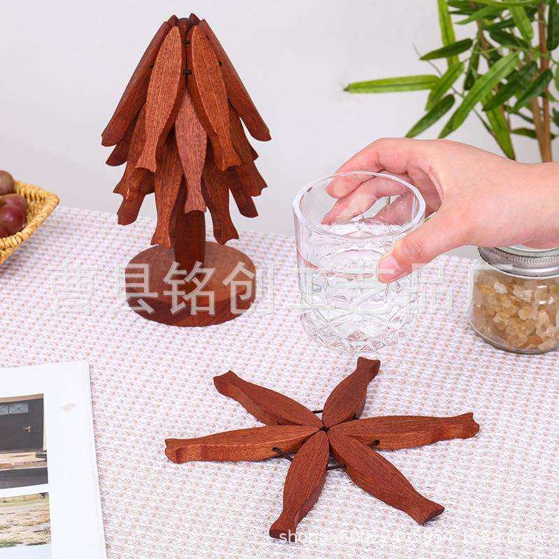 一棵树榉木摆件隔热垫创意餐桌垫防烫耐高温锅垫杯垫家用碗垫子,淘宝优惠券,粉丝福利购,淘宝优惠卷