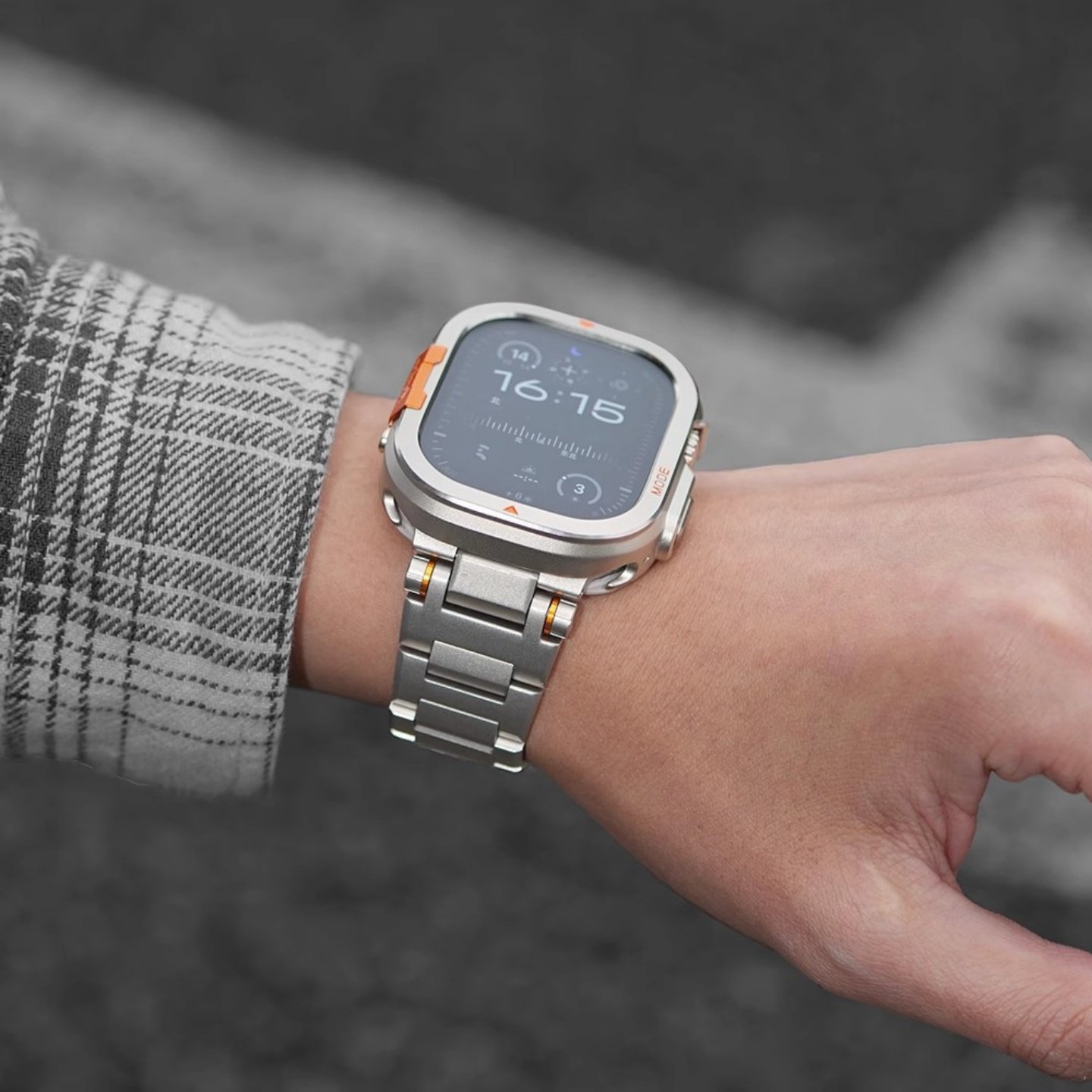 ERFG适用AppleWatch Ultra3苹果S11手表表带高山款钛合金S10保护壳iwatchs9金属壳防摔耐磨49/46mm钢化膜配件,淘宝优惠券,粉丝福利购,淘宝优惠卷