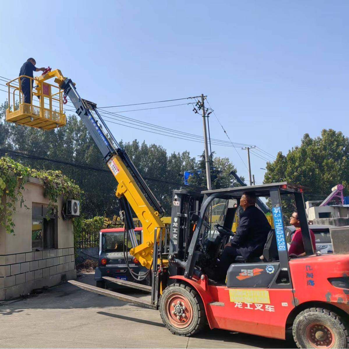 建筑工程施工叉车飞臂吊可拆卸户外液压旋转作业随车叉车飞臂吊,淘宝优惠券,粉丝福利购,淘宝优惠卷
