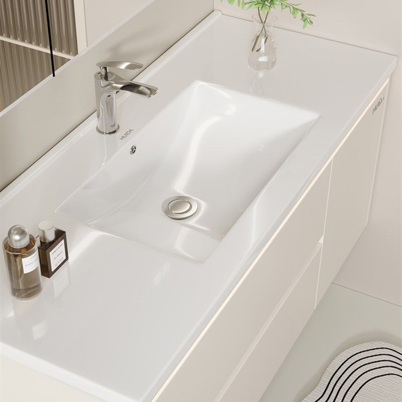 惠达39宽度陶瓷一体盆浴室柜组合奶油风卫生间洗手洗脸盆洗漱台柜,淘宝优惠券,粉丝福利购,淘宝优惠卷