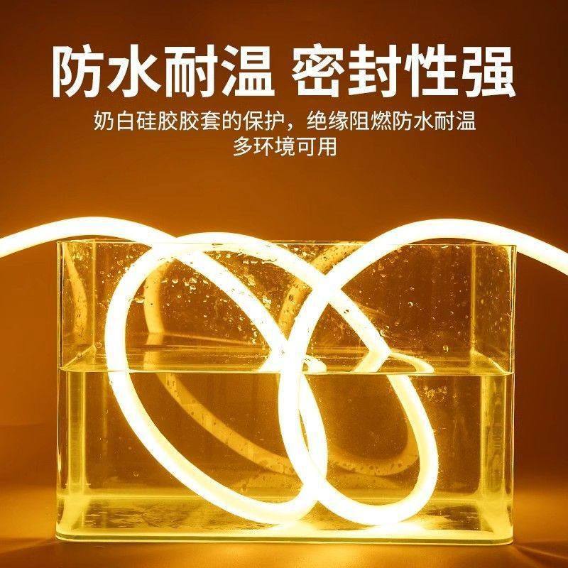 12V霓虹柔性软灯带led24V线条灯管圆形360度装饰户外防水广告亮,淘宝优惠券,粉丝福利购,淘宝优惠卷