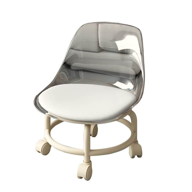 压克力家用万向轮美缝静音凳子儿童带娃学步矮凳凳网小椅子滑轮,淘宝优惠券,粉丝福利购,淘宝优惠卷