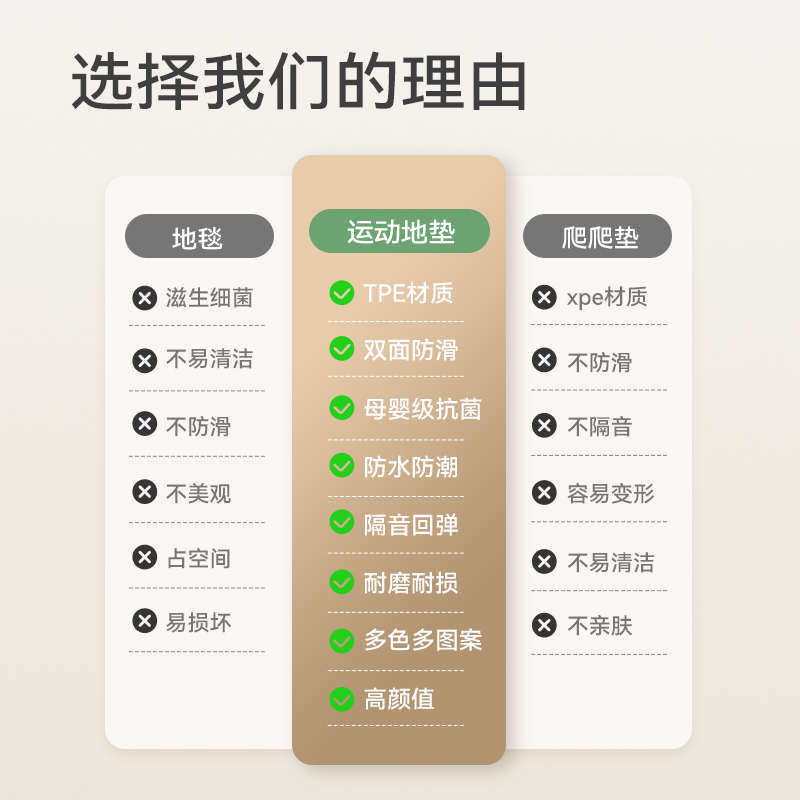 月迦国风加大双人地毯式瑜伽垫加厚2m家用健身垫减震静音防滑地垫,淘宝优惠券,粉丝福利购,淘宝优惠卷