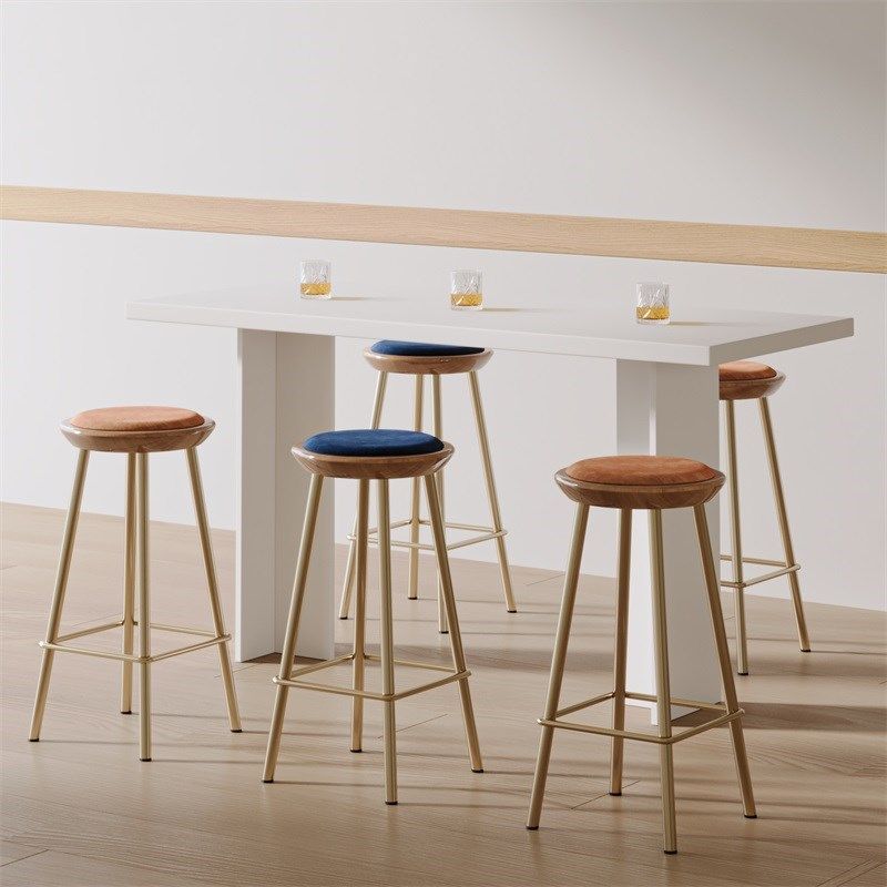 轻奢吧台椅家用现代简约吧椅高脚凳厨房岛台椅子吧台凳酒吧椅前台,淘宝优惠券,粉丝福利购,淘宝优惠卷