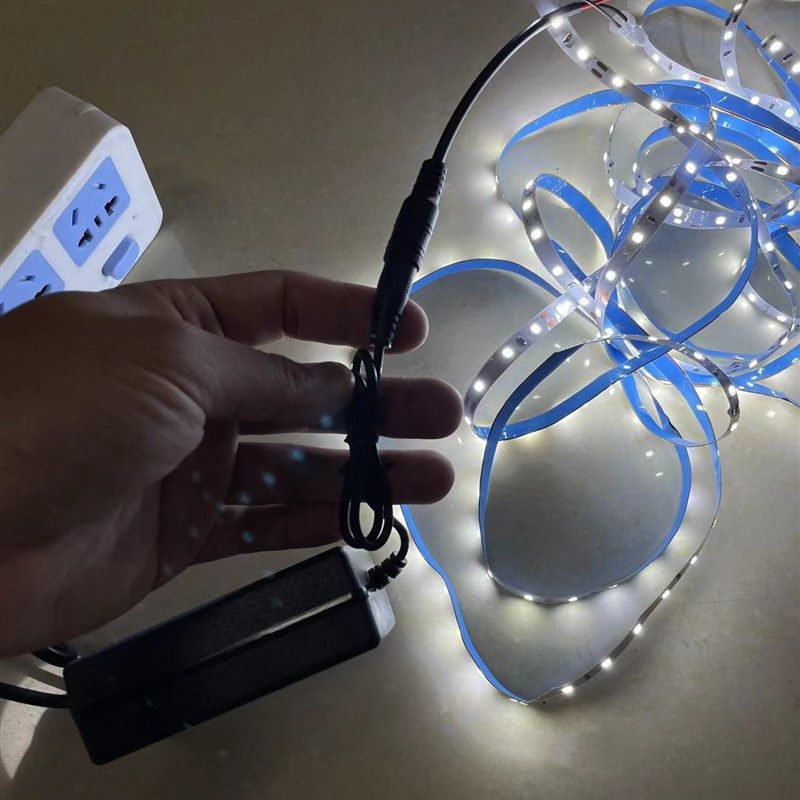 12v低压婚庆专用插头led灯带舞台装饰KT板背景布置发光灯条白光,淘宝优惠券,粉丝福利购,淘宝优惠卷