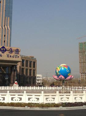 厂家定制玻璃钢雕像户外大型立体地球仪雕塑摆件景观园林美陈装饰