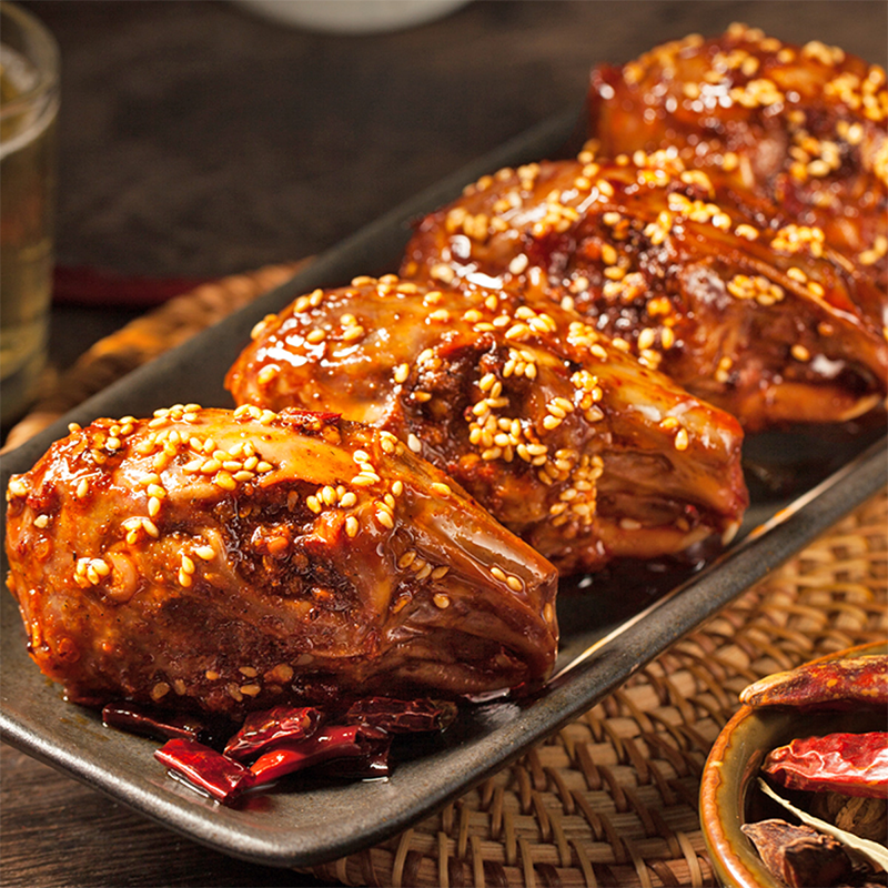 冷吃兔麻辣兔头成都老妈四川特产自贡手撕兔肉开袋即食小吃零食装 - 图0