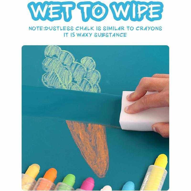 2025新款跨境代发儿童无尘粉笔（带粉笔架跨境代发,淘宝优惠券,粉丝福利购,淘宝优惠卷