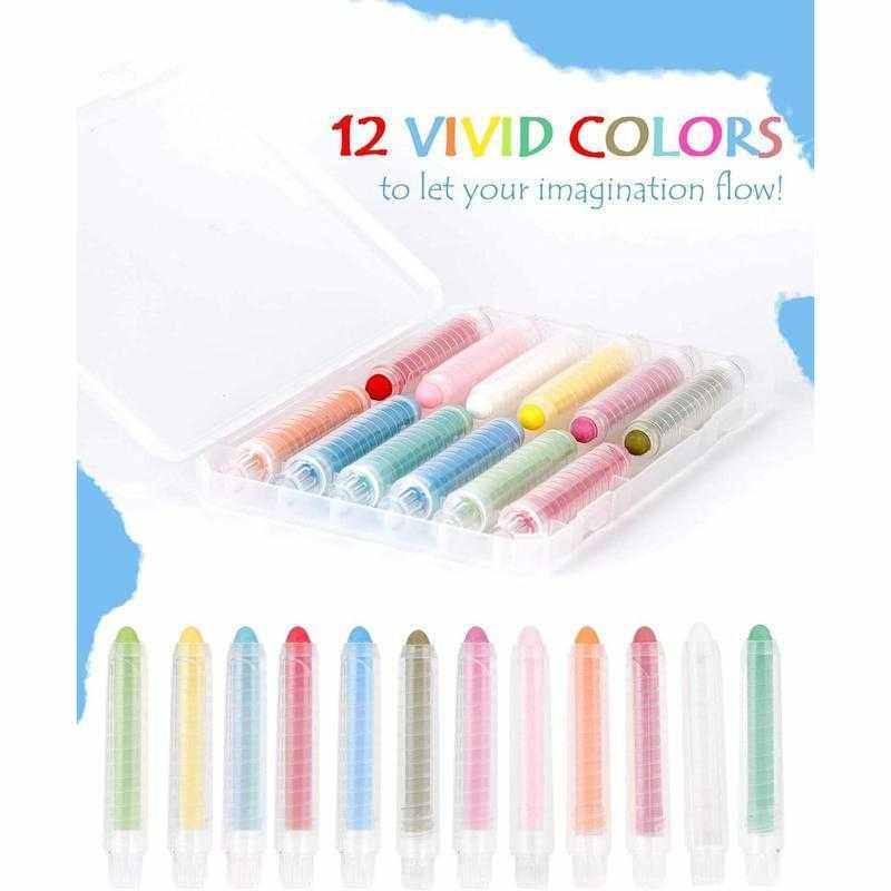 2025新款跨境代发儿童无尘粉笔（带粉笔架跨境代发,淘宝优惠券,粉丝福利购,淘宝优惠卷
