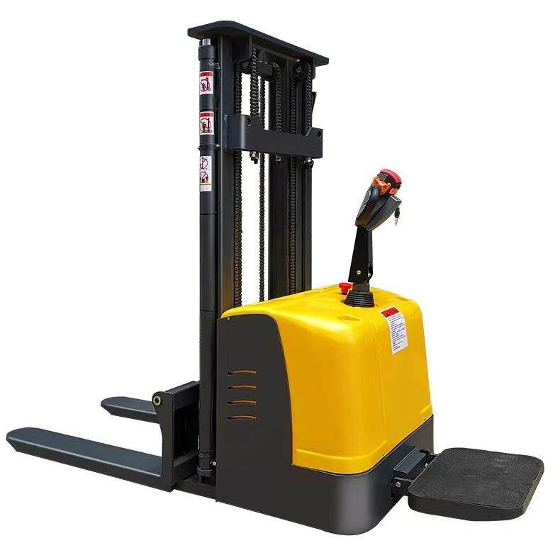 电动叉车2吨半自动堆高车托盘堆垛车液压升降车半电动堆高车定制 - 图3