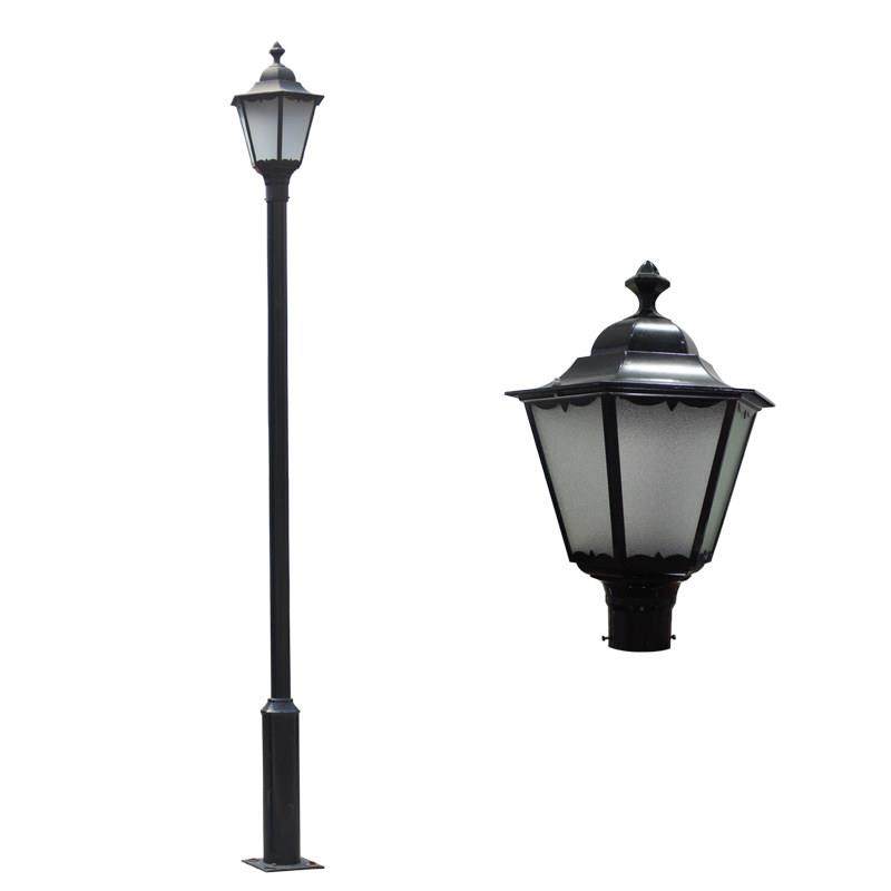 太阳能室外3米庭院灯庭院灯头灯罩户外灯小区公园广场灯景观灯LED,淘宝优惠券,粉丝福利购,淘宝优惠卷