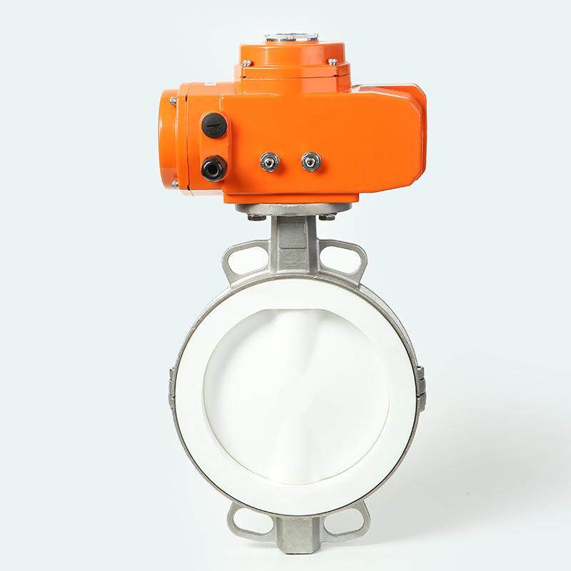 D971F4-16P耐腐蚀碳钢衬氟电动对夹蝶阀不锈钢卫生级常压法兰球,淘宝优惠券,粉丝福利购,淘宝优惠卷