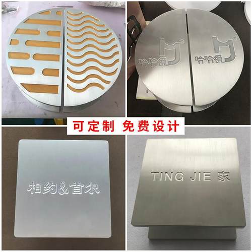 兴磊现代黑色金色把手无框玻璃门拉手半圆银色定制铝板孔距150 - 图1